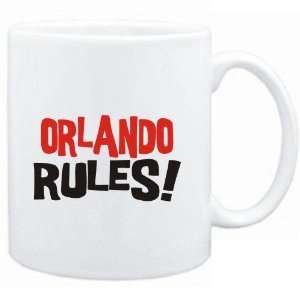  Mug White  Orlando rules  Male Names