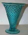   2011 Collection Hobnail Flared Vase Robin Egg Blue 7 1/2 3599 T6