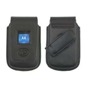  New BLACK Cell Phone Vertical Premium Leather Holster Case 