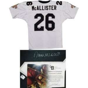 Deuce McAllister Autographed White Custom Jersey