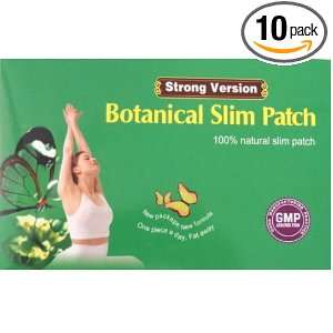 Botanical Slim Patch 100% Natural, to Help With Weight Loss, Box of 10 