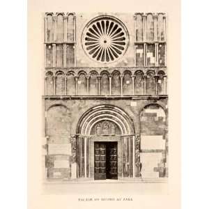 Croatia Cathedral Zadar Zara Duomo Facade Dalmatia Holbach Romanesque 