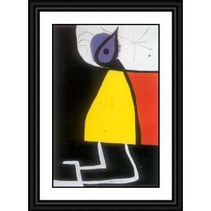  Dona En La Nit, 1973 by Joan Miro   Framed Artwork