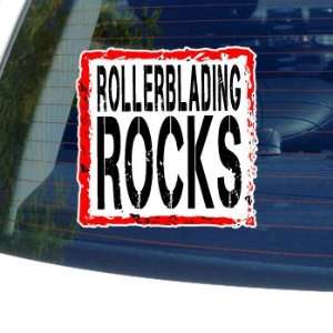  Rollerblading Rocks   Window Bumper Laptop Sticker 