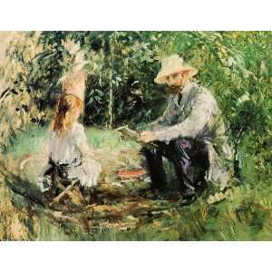 FRAMED oil paintings   Berthe Morisot   24 x 18 inches   Eugene Manet 