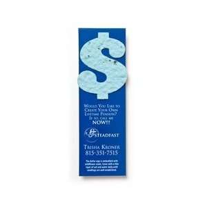  PB1 VALUE Dollar Sign    Lil Bloomer Bookmark, Value (PB1 