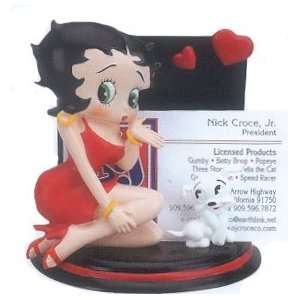  Betty Boop Kisses Business Card Holder
