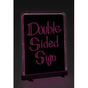  GloWrite LED Illuminated Sign   19 x 25 Double Sided 