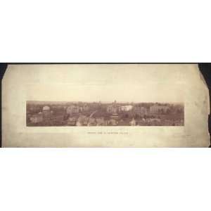  Panoramic Reprint of Birdseye view, Princeton College 