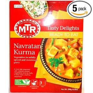 MTR Navratan Kurma, 10.58 Ounce Boxes (Pack of 5)  Grocery 