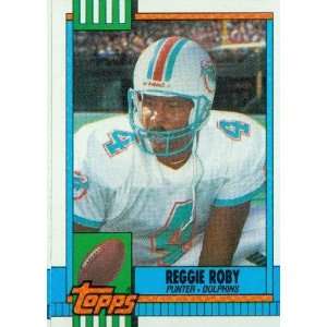  1990 Topps #325 Reggie Roby   Miami Dolphins (Football 