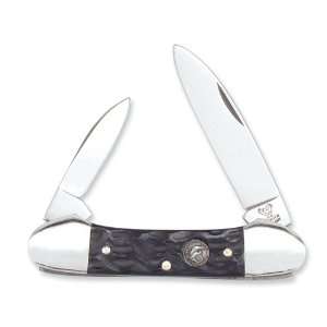  Hen and Rooster Black Pickbone Knife Jewelry