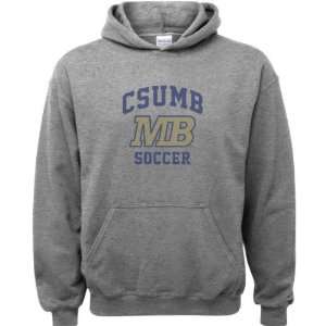 Cal State Monterey Bay Otters Sport Grey Youth Varsity Washed Soccer 