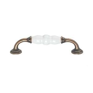   Knobs D   Handle (TKM87) Old English Copper & White