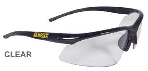 Dewalt Radius Clear Lens Safety Glasses Sunglasses Z87.1  