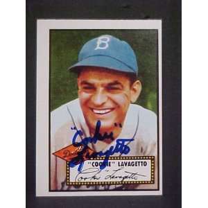 Cookie Lavagetto (D) Brooklyn Dodgers #365 1952 Topps Reprint Series 
