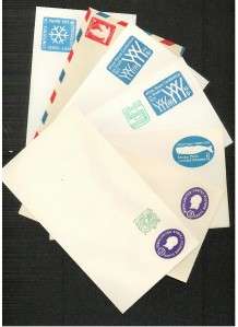 CRAZY DEALS 7 Old Stamped Envelopes Mint SCV $6.80 Only $2.25 FREE 