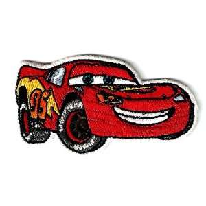 LIGHTNING MCQUEEN red race car in Cars Pixar Disney Movie Embroidered 