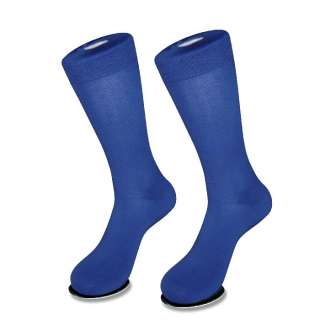 Pair of Antonio Ricci ROYAL BLUE Mens COTTON Dress SOCKS NEW  