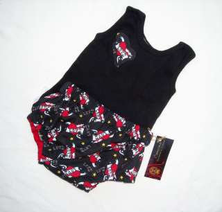 New Love Diaper Cover Black toddler baby shirt tank red  
