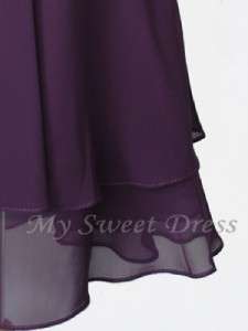 Purple chiffon Flower Girl Dress Sz 2 to 14   Easter, Party, Formal 