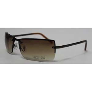  Kenneth Cole Reaction Sunglass Brown Rimless Metal Brown 