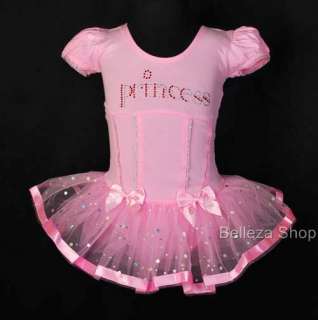 NWT Girls Pink Ballerina Tutu Ballet Dress 5T 6T BAP07  