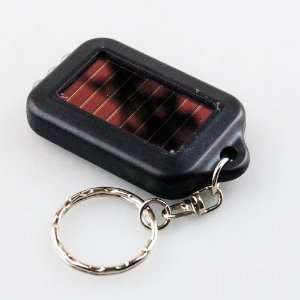  Mini Solar Power Flash Light 3 LED Keychain Torch Light Electronics