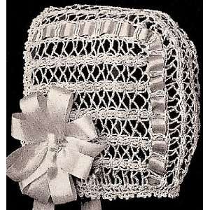  Crochet PATTERN to make   Antique Baby Cap Hat Bonnet Early 1900s 