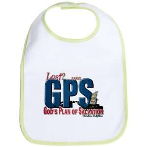    Baby Bib Kiwi Lost Use GPS Gods Plan of Salvation 