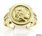 Alexander the Great CAMEO Greek Ladies RING   18k Yellow Gold