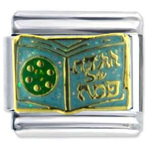   Bracelet Hebrew Book Religious Italian Charm Link Pugster Jewelry