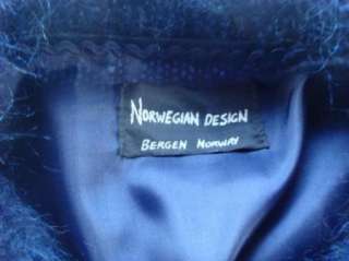Vintage Norwegian Design Bergen Norway Sweater Jacket M  