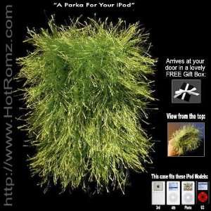  TRENDY Green Furry iPod Case (fits 3rd & 4th Gen, U2 