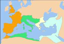 proclaimed augustus by the troops received gaul britannia and hispania