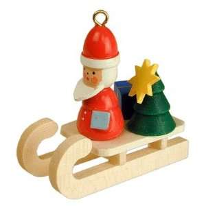  Christian Ulbricht Santa on Sled Ornament