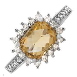 Fpj Charming Brand New Ring With 1.75Ctw Genuine Clean Diamonds And 