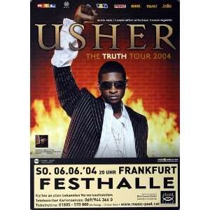  Usher   The Truth 2004   CONCERT   POSTER from GERMANY 