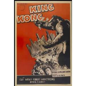  King Kong Movie Poster (11 x 17 Inches   28cm x 44cm) (1933 