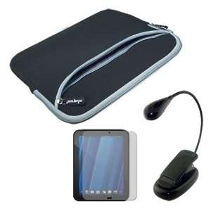  Premium Black Dual Pocket Carrying Case + Screen Protector 