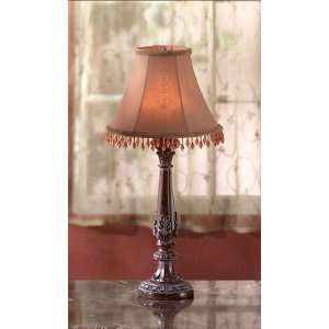  Table Lamp with Leaf Motif Design
