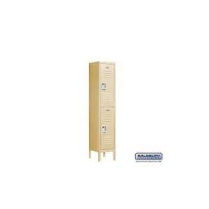  Double Tier Standard Lockers 1 Wide 5 Feet High 15 Inches 