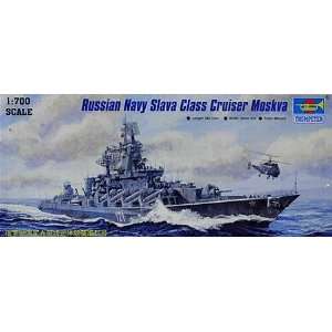   Russian Navy Slava Class Cruiser Moskva 1/700 Trumpeter Toys & Games