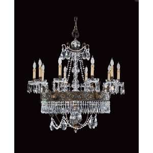    Chandelier   Dark Flemish Highlighted Finish