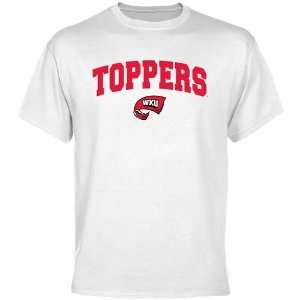  Western Kentucky Hilltoppers White Mascot Arch T shirt 