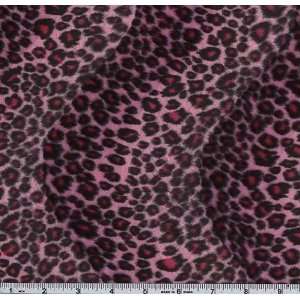  60 Wide Wavy Fur Cheetah Pink Fabric By The Yard Arts 