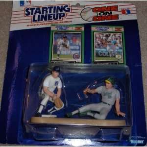  One on One Alan Trammell and Jose Canseco Starting Lineup 