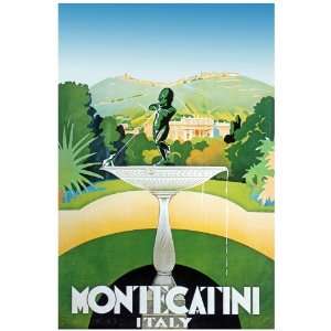11x 14 Poster. Montecatini, Italy Poster. Decor with Unusual images 