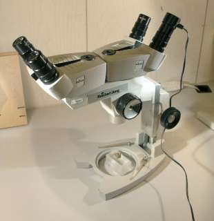 DUAL A/O Binocular Cycloptic Stereo MICROSCOPE COMPLETE  