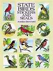 State Birds Stickers and Seals 50 Full Color Pressure 